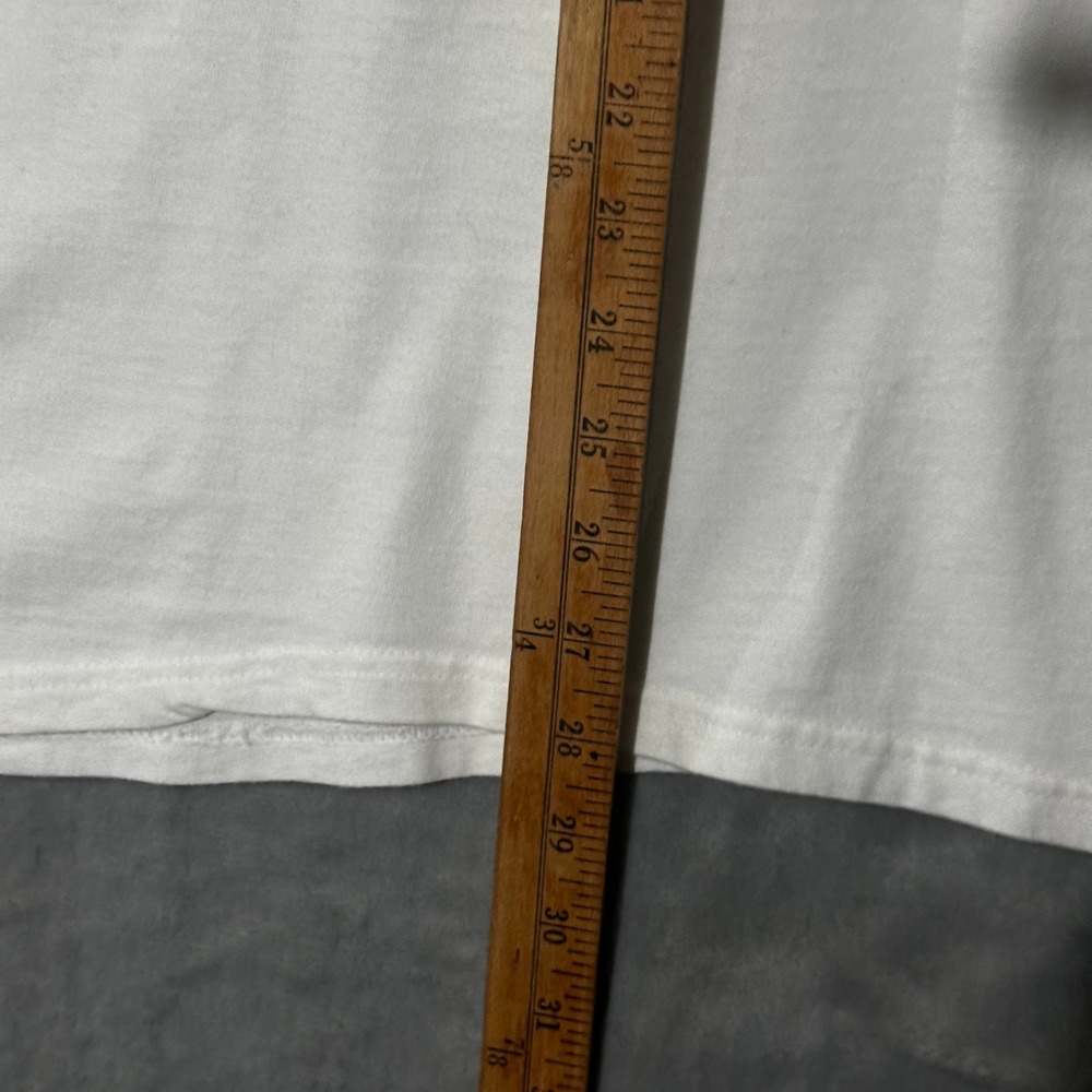 Vintage Stanford University T-Shirt Mens Large White Single Stitch Hanes Beefy - Picture 6 of 10